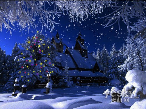 圣誕夜景制作photoshop為你打造炫圖(3)