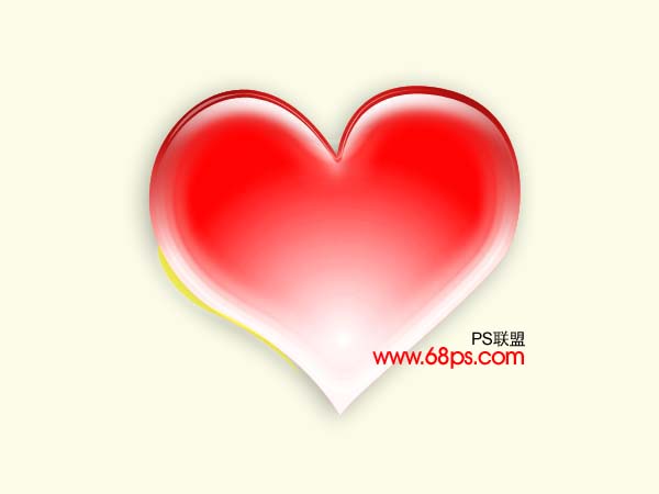 支持2008北京奧運 ps繪制奧運紅心圖案