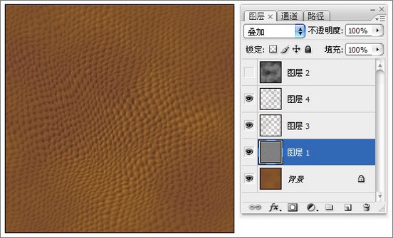 ps入門實例教程:簡單制作皮革質感圖片-webjx.com