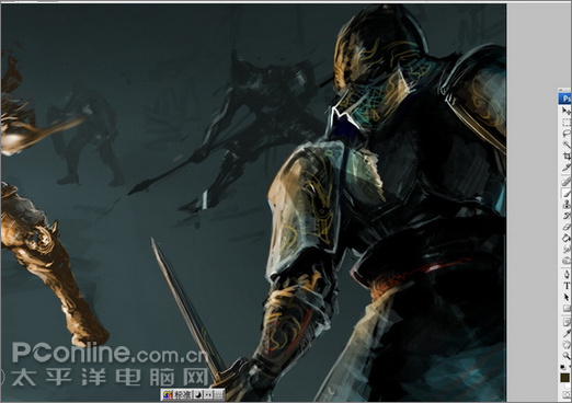 photoshop軟件和友基pf8060繪制插畫