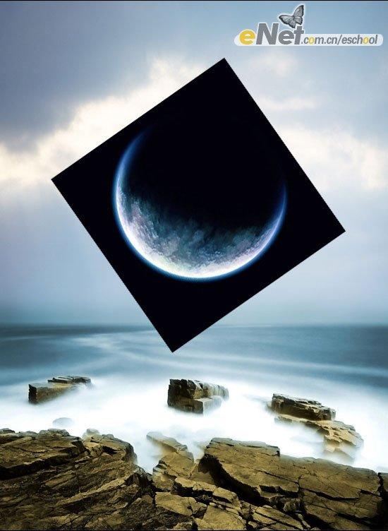 photoshop照片合成:夢幻海岸之光(3)