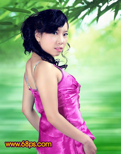 photoshop照片處理:制作粉紅色背景