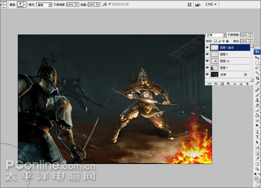 photoshop軟件和友基pf8060繪制插畫