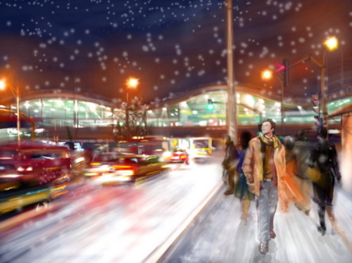 photoshop手繪插畫_網頁設計發布