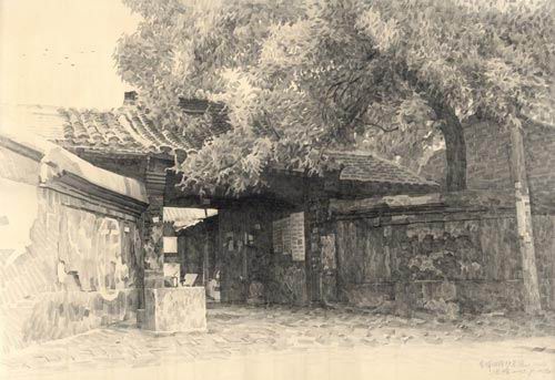 留住胡同—精彩photoshop鉛筆畫欣賞_網(wǎng)頁設(shè)計www.webjx.com轉(zhuǎn)載