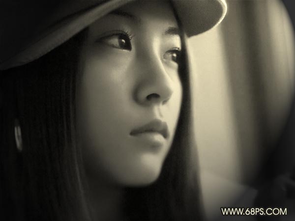 photoshop照片處理教程:美女在期盼什么?_網(wǎng)頁設(shè)計(jì)webjx.com