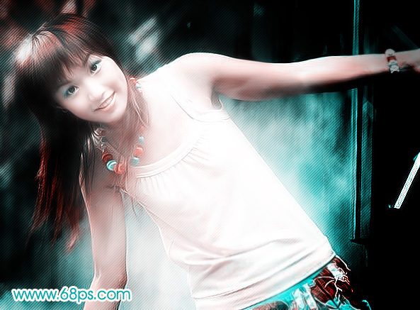 非主流ps教程:制作lex風格非主流