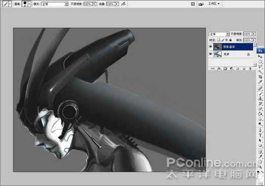 photoshop和友基pf1209鼠繪美女機(jī)器人 photoshop和友基pf1209鼠繪美女機(jī)器人