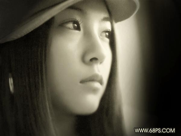 photoshop照片處理教程:美女在期盼什么?_網(wǎng)頁設(shè)計(jì)webjx.com