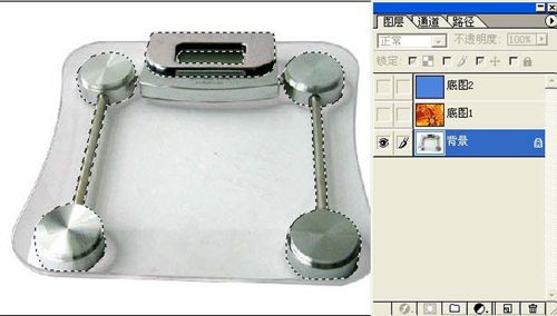 透明玻璃的摳圖方法