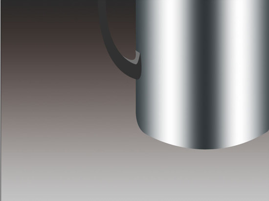 photoshop制作逼真的不銹鋼杯