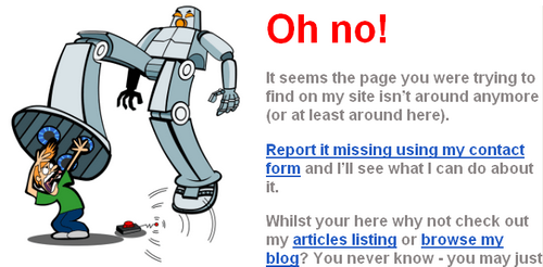 網站404極富創意的圖片欣賞