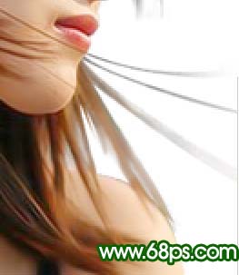 photoshop教程:美白和修復(fù)mm頭發(fā)