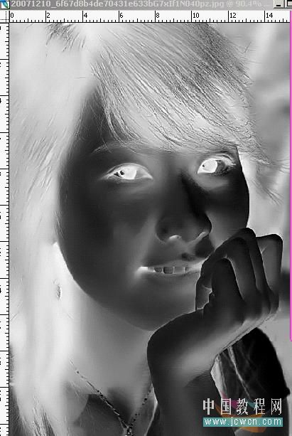 photoshop教程:水靈靈的美女調出來_網頁設計webjx.com轉載