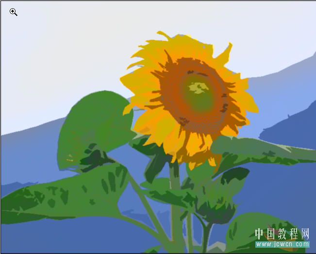 photoshop教程：做花卉水彩畫