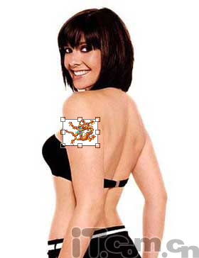 簡單photoshop教程：給手臂加紋身