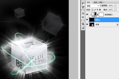 photoshop cs3教程:制作漂亮流動光線