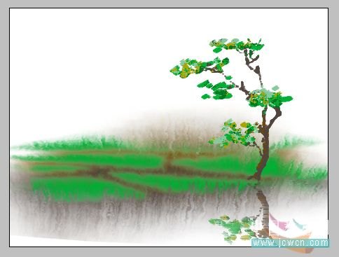 妙用photoshop制作水彩畫的簡單方法