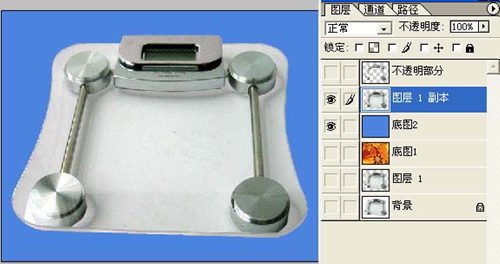 透明玻璃的摳圖方法