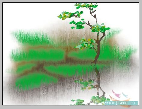 妙用photoshop制作水彩畫的簡單方法