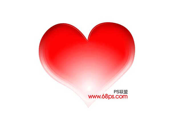 支持2008北京奧運 ps繪制奧運紅心圖案