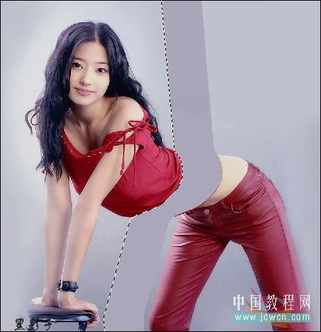 photoshop圖片切割合成獼猴桃美女 photoshop圖片切割合成獼猴桃美女