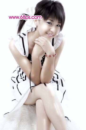 photoshop教程:mm照片全身美容磨皮