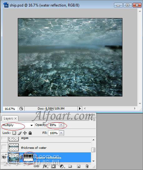 ps輕松制作魅力無限的水底場景