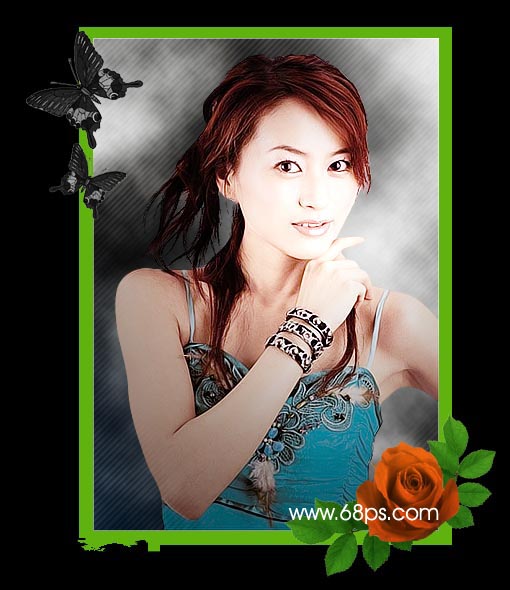 photoshop照片處理教程:真我風采展示