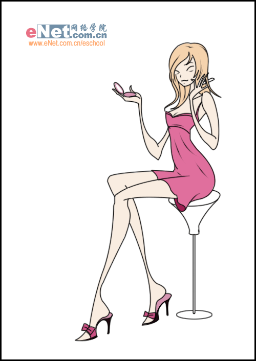 無限靚麗 photoshop打造氣質(zhì)美女_網(wǎng)頁設(shè)計webjx.com轉(zhuǎn)載