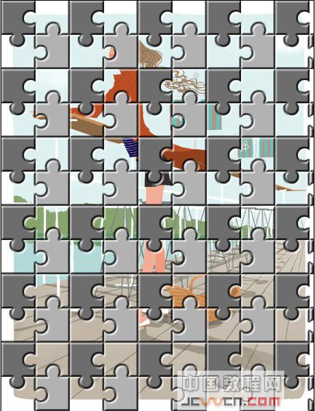 Photoshop教你打造美麗酷酷拼圖