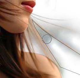 photoshop教程:美白和修復(fù)mm頭發(fā)