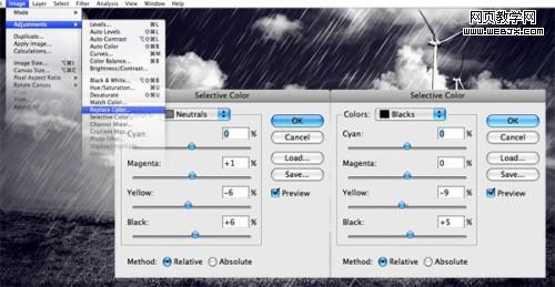 photoshop照片合成教程:暗調插畫效果_網頁設計