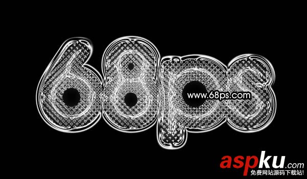 photoshop,文字教程,玻璃,字體