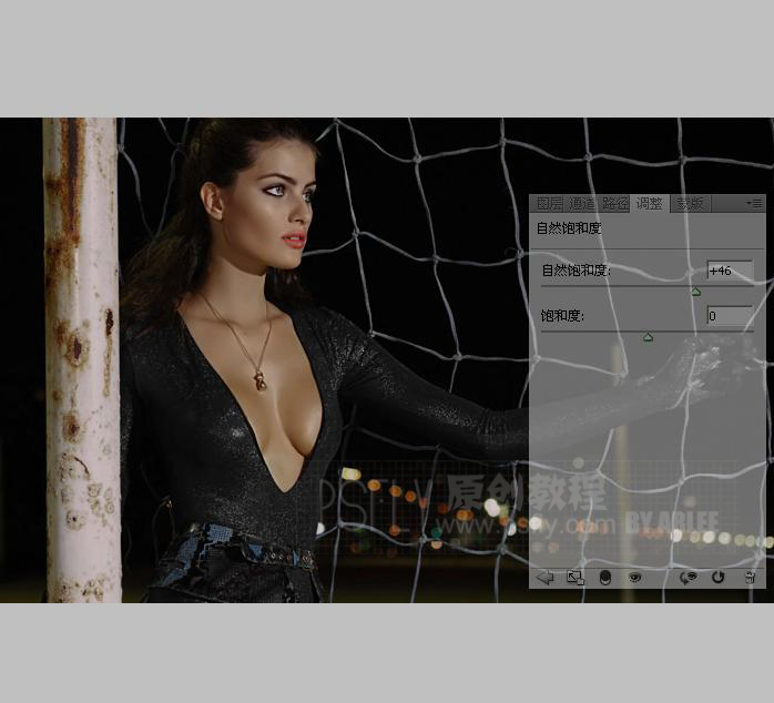 photoshop教程:制作暗調(diào)質(zhì)感時(shí)尚美女