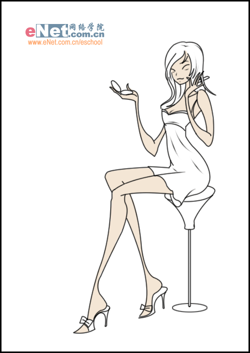 無限靚麗 photoshop打造氣質(zhì)美女_網(wǎng)頁設(shè)計webjx.com轉(zhuǎn)載