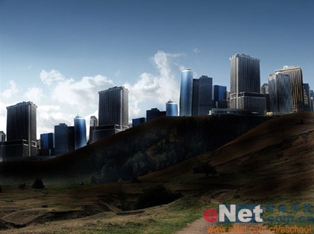 photoshop照片合成:壯觀輝煌的都市