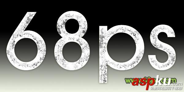 PS濾鏡和圖層樣式制作破舊金屬字 PS濾鏡,圖層樣式,金屬字