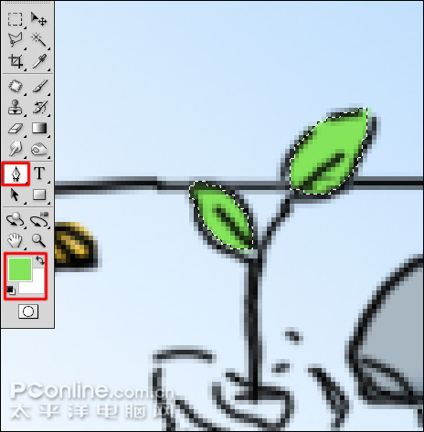 photoshop cs4繪制矢量312植樹節卡通宣傳畫 photoshop cs4繪制矢量312植樹節卡通宣傳畫