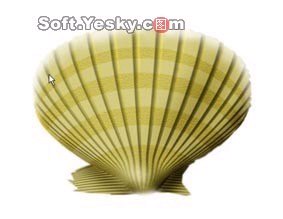 photoshop濾鏡實例:制作彩色小貝殼