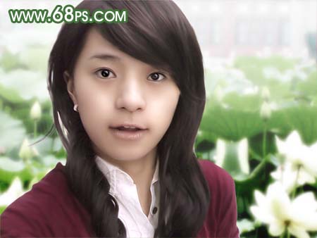 photoshop突出mm照片意境讓畫面清晰