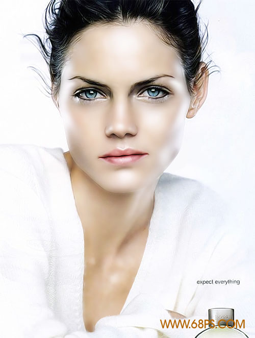 photoshop還原mm水晶亮麗肌膚