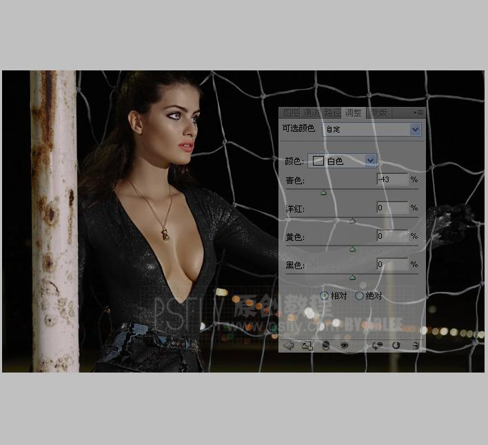 photoshop教程:制作暗調(diào)質(zhì)感時(shí)尚美女