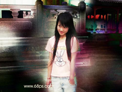 photoshop豐富照片色彩制作非主流效果