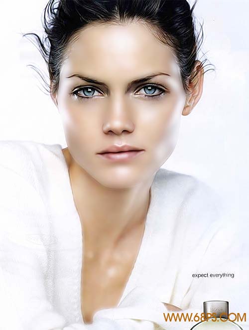 photoshop還原mm水晶亮麗肌膚