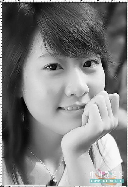 photoshop教程:水靈靈的美女調出來_網頁設計webjx.com轉載