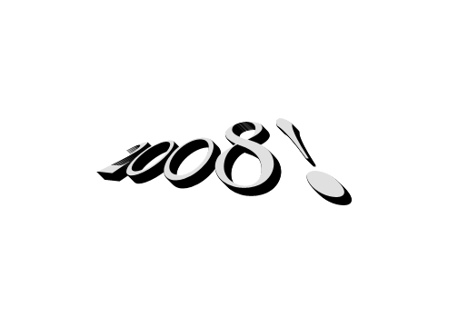 photoshop文字特效:俏皮的立體字