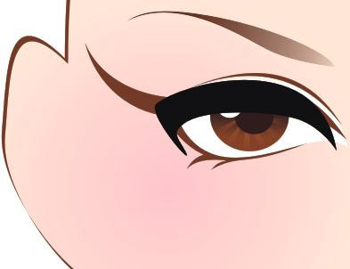 photoshop鼠繪:矢量人物眼睛的畫法