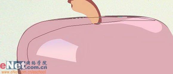 photoshop教程:制作漂亮的水晶蘋果_網頁設計webjx.com轉載