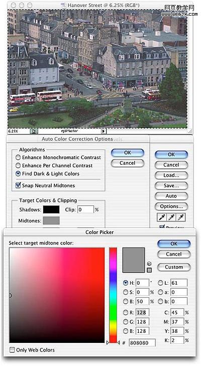 photoshop入門教程:自動顏色命令_網頁設計